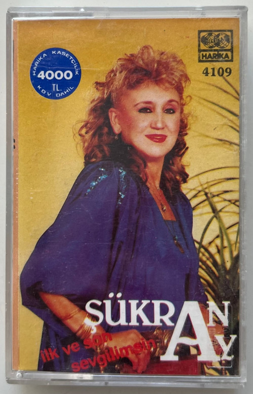 Şükran Ay İlk Ve Son Sevgilimsin Kaset (Orijinal Dönem Baskı Kaset)