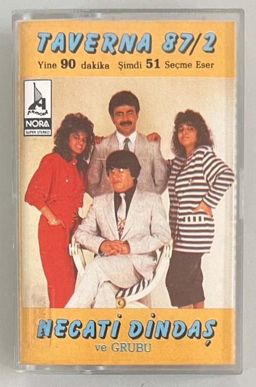Necati Dindaş Ve Grubu Taverna 87/2 Kaset (Orjinal Dönem Kağıt Baskı)