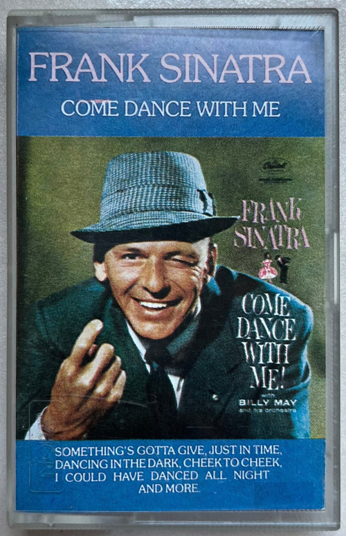 Frank Sinatra Come Dance With Me Kaset (Orijinal Dönem Kağıt Türk Baskı Kaset)
