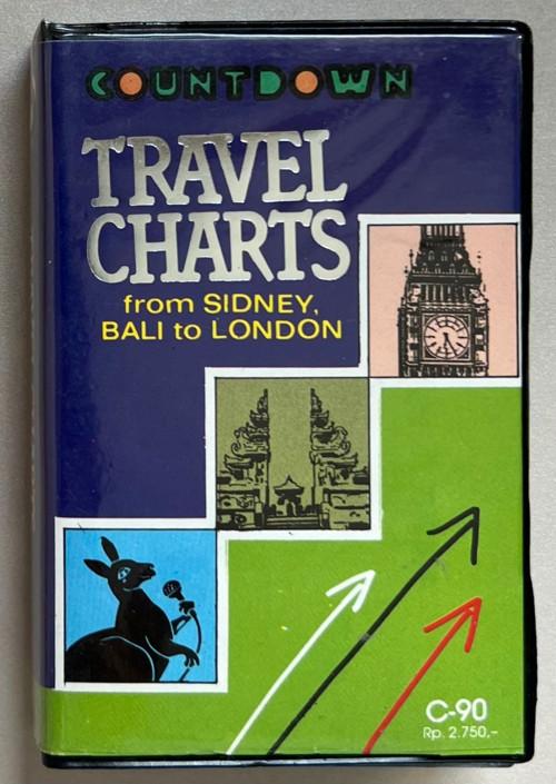 Travel Charts From Sidney, Bali To London Kaset (Dönem Endonezya Atlantic Stüdyo Kayıt Kaset)