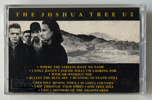U2 The Joshua Tree Kaset (Orjnal Dönem Kağıt Baskı Kaset)
