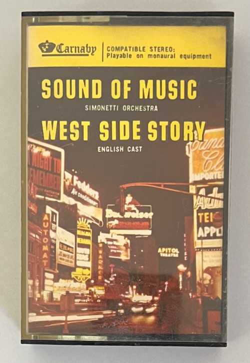 Sound Of Music West Side Story Kaset (Orijnal Dönem Baskı Kaset)