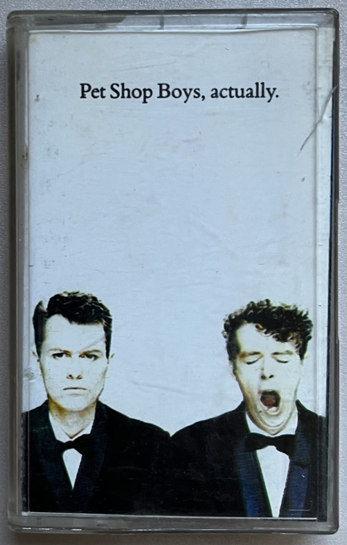 Pet Shop Boys Actually Kaset (Orijnal Dönem Kağıt Baskı Kaset)
