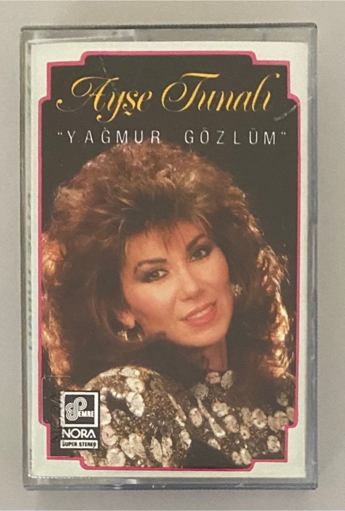 Ayşe Tunalı Yağmur Gözlüm Kaset (Orjnal Dönem Kağıt Baskı Kaset)