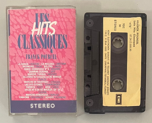 Franck Pourcel Les Hits Classiques Kağıt Baskı Kaset