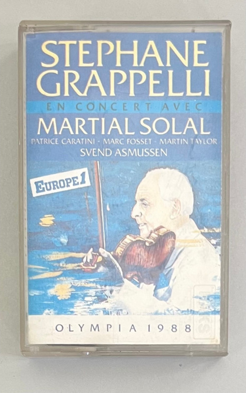 Stephan Grappelli Martial Solal Kaset (Orijinal Dönem Kağıt Baskı Kaset)