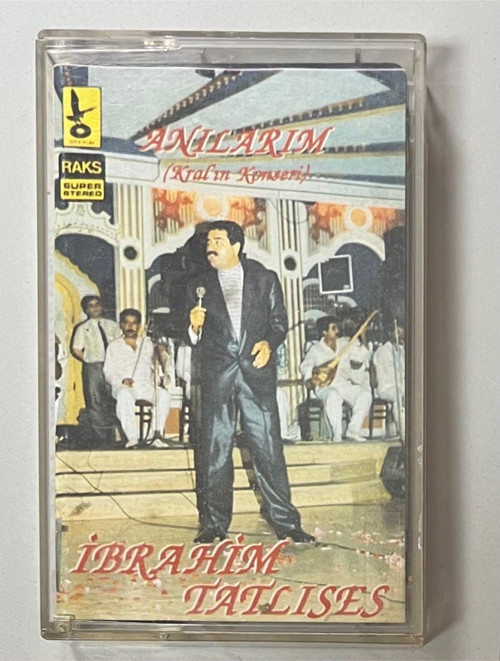 İbrahim Tatlıses Anılarım Kralın Konseri Kaset (Orjnal Dönem Baskı Kaset)