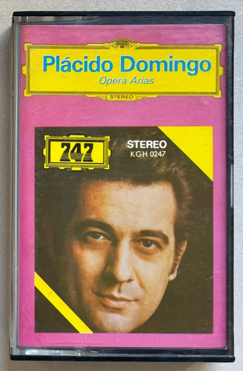 Placido Domingo Sings Tango Kaset (Orjnal Dönem 747 Suudi Arabistan Baskı Kaset)