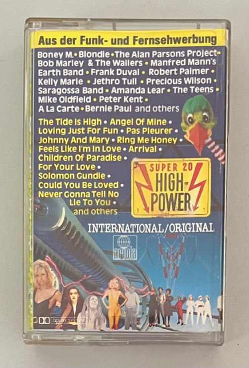 Super 20 High Power Kaset (Orijnal Dönem Kağıt Baskı Kaset)