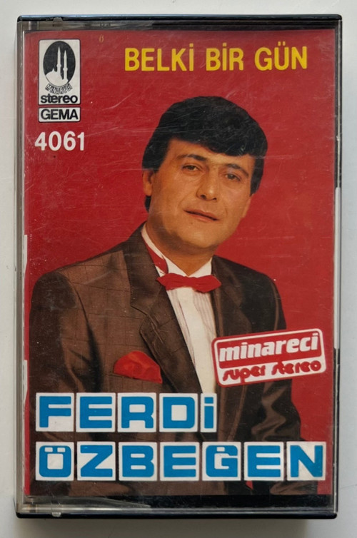 Ferdi Özbeğen Belki Bir Gün Alman Baskı Minareci 4061 Kaset (Orjnal Dönem Kağıt Alman Baskı Kaset)