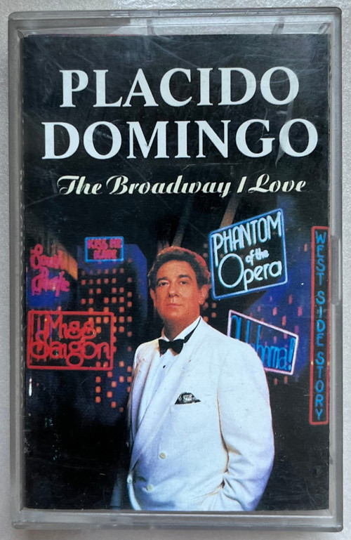 Placido Domingo The Broadway I Love Kaset (Orijinal Dönem Kağıt Baskı Kaset)