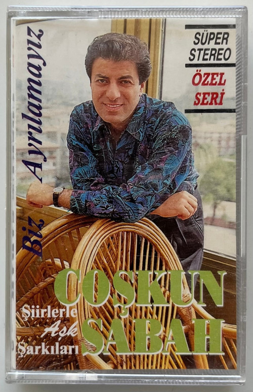 Coşkun Sabah Biz Ayrılamayız Kaset (Özel Seri Orjnal Dönem Kağıt Baskı Kaset)