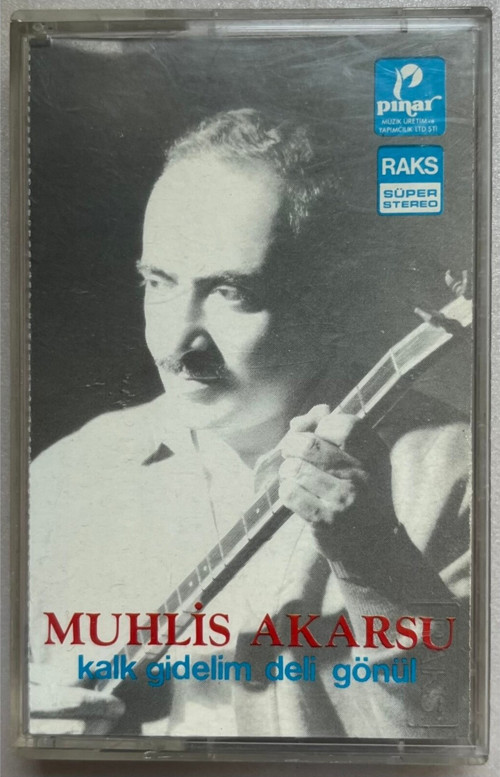Muhlis Akarsu Kalk Gidelim Deli Gönül Kaset (Orjnal Dönem Kağıt Baskı Kaset)