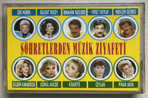 Şöhretlerden Müzik Ziyafeti Kaset (Orijinal Dönem Kağıt Baskı Kaset)