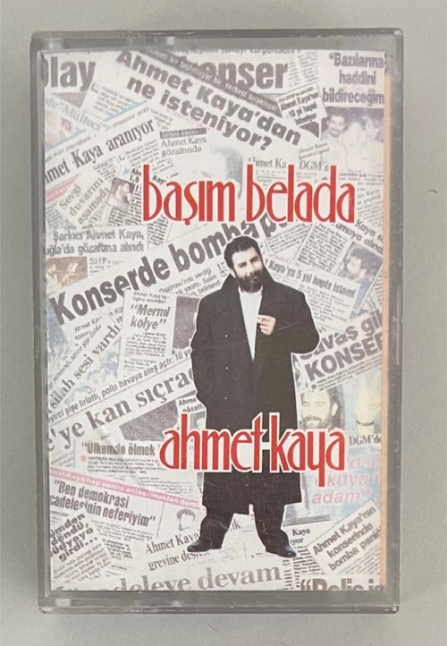 Ahmet Kaya Başım Belada Kaset (Orjnal 1991 Dönem Kağıt Baskı Kaset)