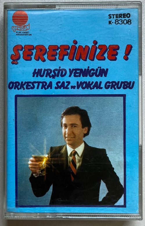 Hurşid Orkestra Saz Ve Vokal Grubu Şerefinize Kaset (Orijinal Dönem Kağıt Baskı Kaset)
