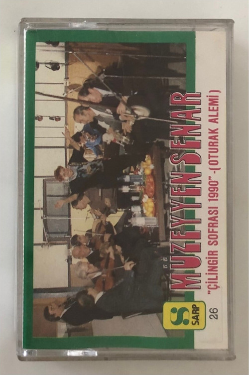 Müzeyyen Senar Çilingir Sofrası 1990 (Oturak Alemi) Kaset (Orjnal Dönem Kağıt Baskı Kaset)