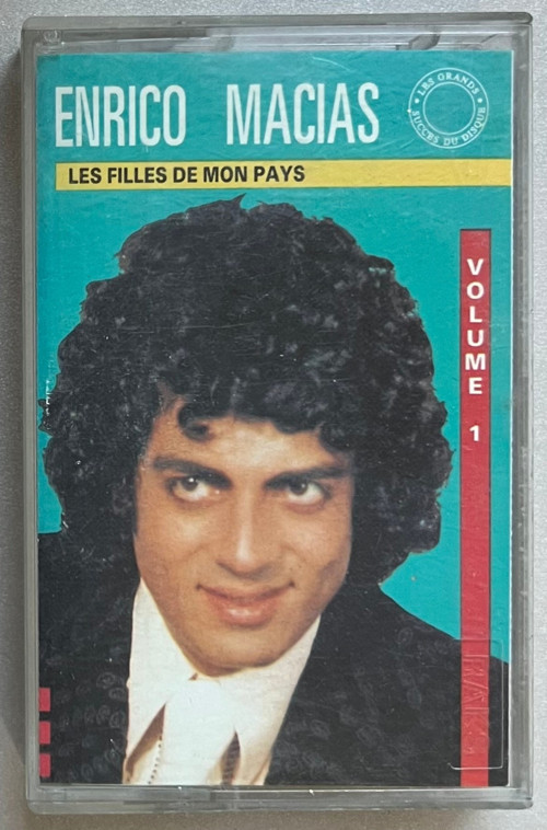 Enrico Macias Les Filles De Mon Pays Kaset (1990 Dönem Kağıt Baskı Kaset)