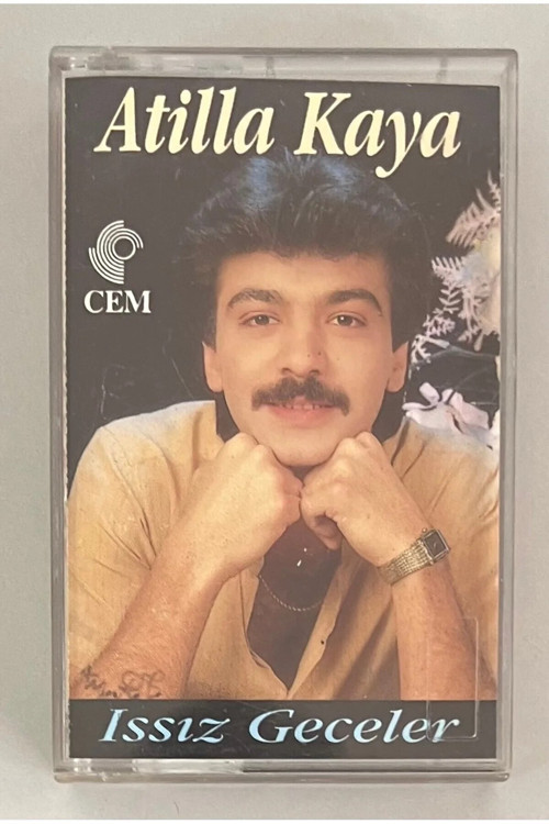 Atilla Kaya Issız Geceler Kaset (Orjnal 1989 Dönem Kağıt Baskı Kaset)