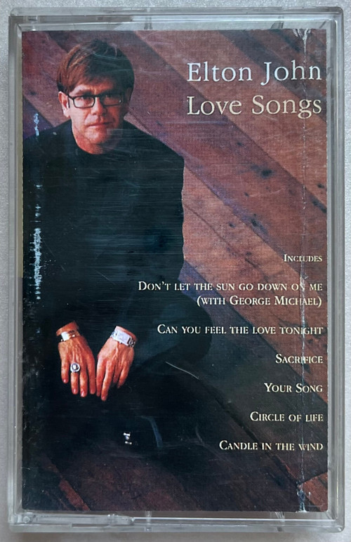 Elton John Love Songs Kaset (Orijinal Dönem Baskı Kaset)