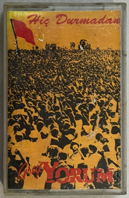 Grup Yorum Hiç Durmadan Kaset (Orjinal Dönem Baskı Kaset)