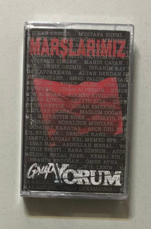 Grup Yorum Marşlarımız Kaset (Orjnal Dönem Baskı Kaset)