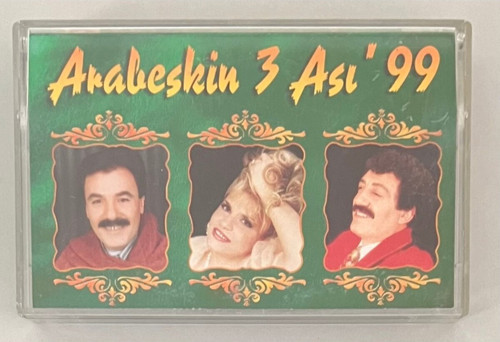 Arabeskin 3 Ası 99 Kaset Ferdi Tayfur Müslüm Gürses Kibariye (Orijinal Dönem Baskı Kaset)