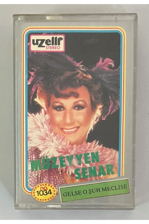 Müzeyyen Senar Gelse O Şuh Meclise Kağıt Baskı Kaset (Orjinal Dönem Uzelli Baskı)