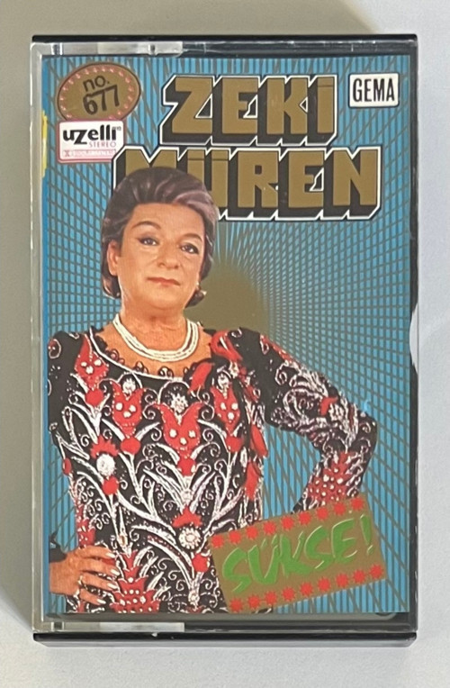 Zeki Müren Sükse Uzelli 677 Alman Baskı Kaset (Orijinal Dönem Alman Baskı Nadir Kaset)