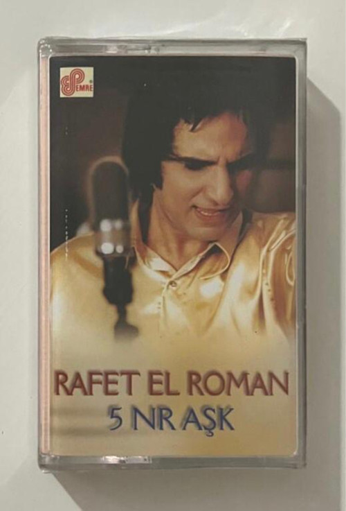 Rafet El Roman 5 Nr Aşk Kaset (Jelatininde Sıfır Orjnal Dönem Baskı Kaset)