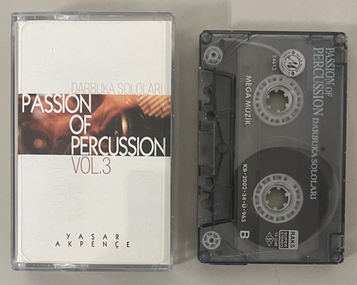 Yaşar Akpençe Darbuka Soloları Passion Of Percussion Vol 3 Kaset