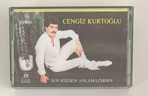 Cengiz Kurtoğlu Sen Sözden Anlamazmısın Kaset (Orjnal 1984 Dönem Kağıt Baskı Kaset)