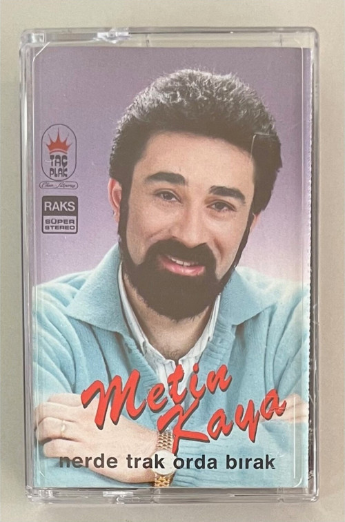 Metin Kaya Nerde Trak Orda Bırak Kaset (Orjnal Dönem Kağıt Baskı Kaset)