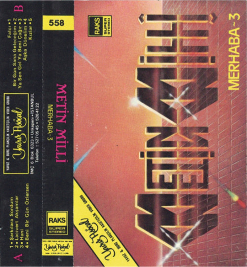 Metin Milli – Merhaba 3 – Kaset