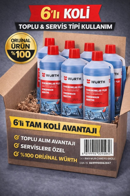 Profesyonel Cam Suyu Bidon – 6’lı Koli Avantajlı Set