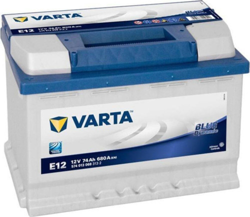 Varta 12V 74 Ah Amper 680A Akü Blue Dynamic E12
