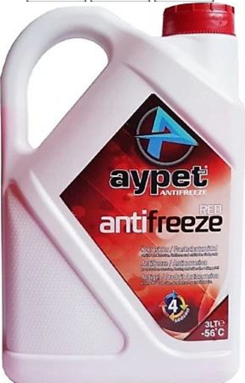 Antifriz Kırmızı -56 Derece Organik 3 Litre