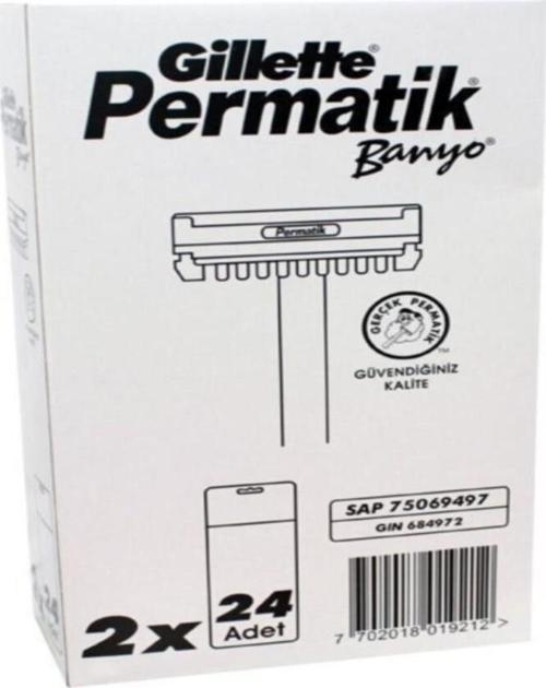 Permatik Banyo Tek Bıçaklı 48'li