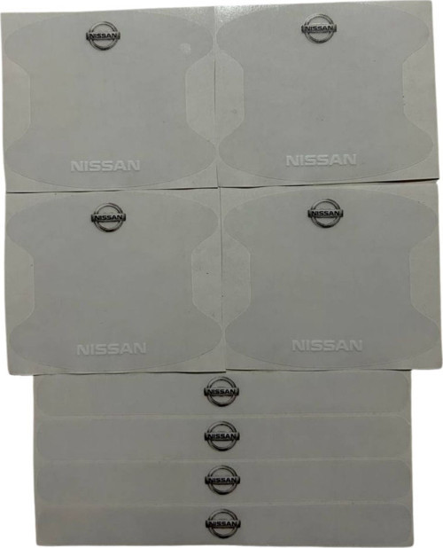 Nissan Marka Logolu Oto Kapı Kolu Çizik Önleyici Yapışkan 8'Li Set