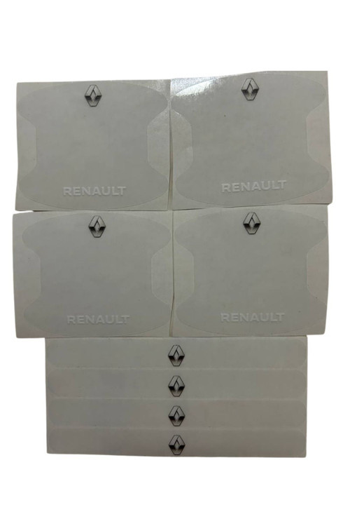 Renault Marka Logolu Oto Kapı Kolu Çizik Önleyici Yapışkan 8'Li Set