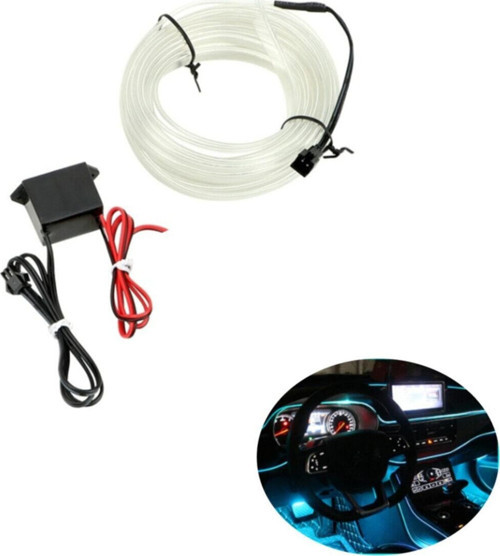 Araç Içi Aydınlatma Ip Neon Led Buz Mavisi