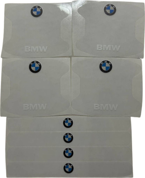 Bmw Marka Logolu Oto Kapı Kolu Çizik Önleyici Yapışkan 8'Li Set