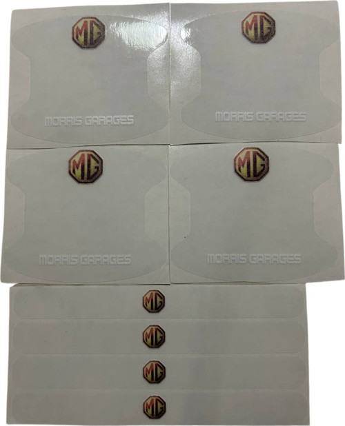 Mg Marka Logolu Oto Kapı Kolu Çizik Önleyici Yapışkan 8'Li Set Morris Garages
