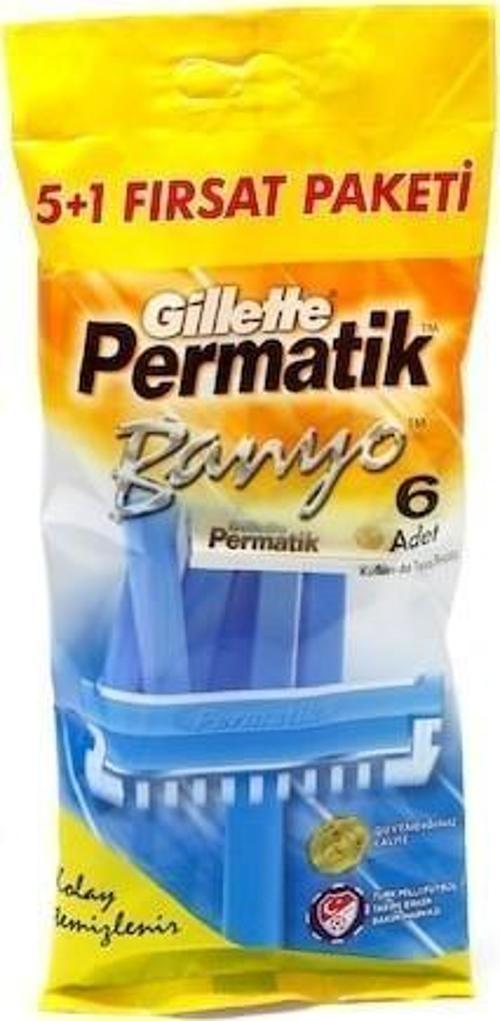 Permatik Banyo Tıraş Bıçağı 6'lı