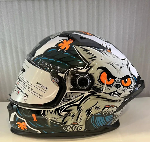 KASK MT BRAKER SV THE KING A7 PARLAK MAVİ
