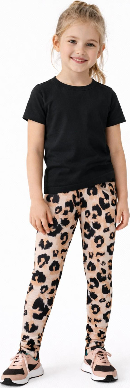 Kız Çocuk Fitilli Tayt Leopar BGL-ST05205