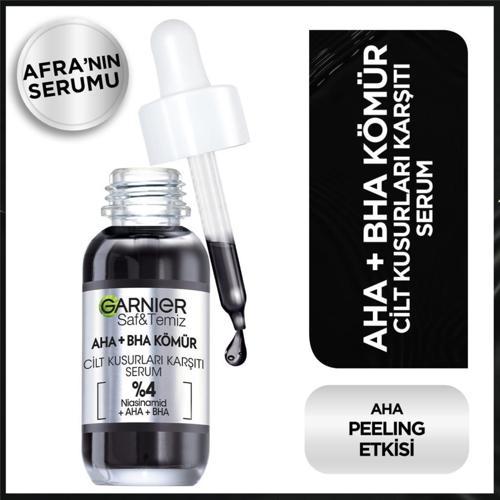 Aha + Bha Cilt Kusurları Karşıtı Serum %4 [Niasinamid + Peeling Etkili Aha + Bha] 30ml