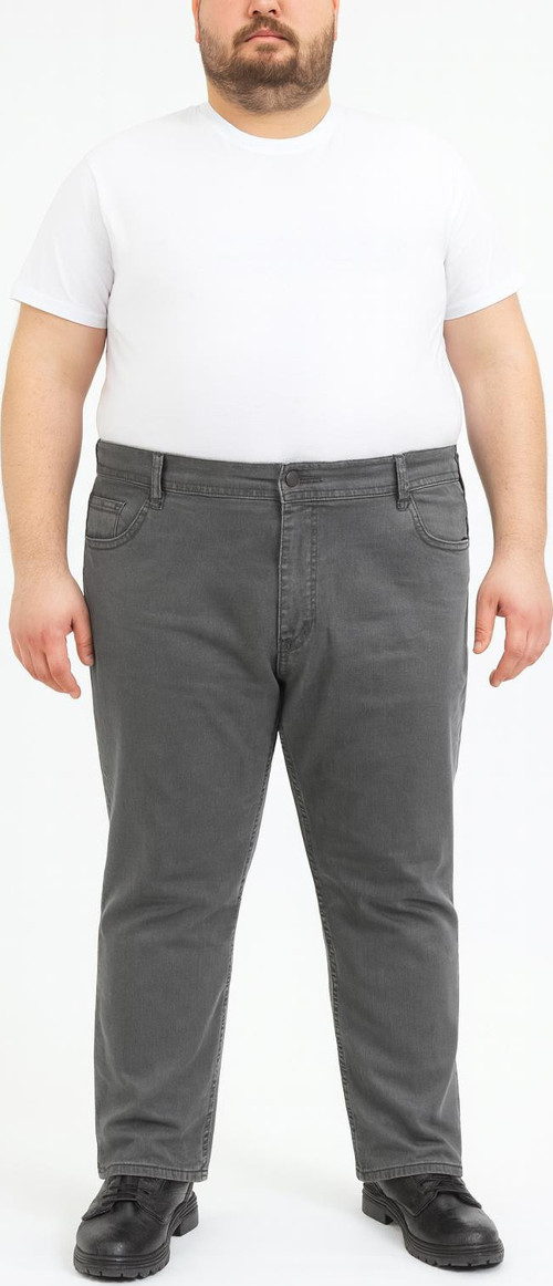 Regular Fit Likralı Büyük Beden Erkek Jean Pantolon 7374