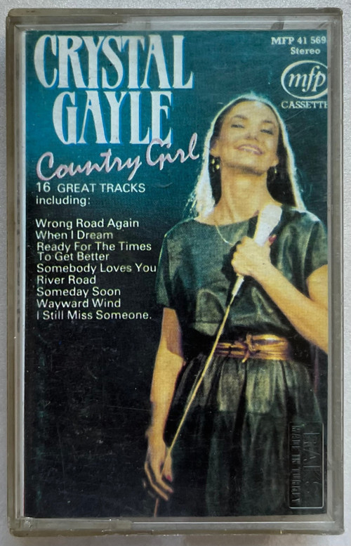 Crystal Gayle Country Girl Kaset (Orijnal Dönem Baskı Kaset)