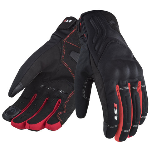 JET 2 WATERPROOF ELDİVEN SİYAH-KIRMIZI